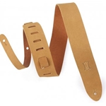 Levys Levy's Leathers 2" Suede Leather Guitar strap; Tan M12OH-V2-TAN
