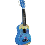 Amahi Ukulele with Under the Sea Design DDUK21