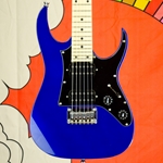 Used Ibanez GRGM21 Mikro Electric Guitar Jewel Blue ISS20139