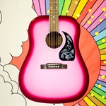 Used Epiphone Starling Acoustic Dreadnought - Hot Pink Pearl ISS20488