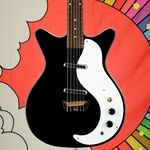 Danelectro Stock '59 Electric Guitar, Black STOCK 59 - BLACK
