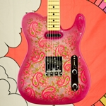 2022 Fender Vintage Custom '68 Telecaster NOS, Maple Fingerboard, Pink Paisley 9231012929
