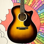 Martin GPC-13E Road Series Acoustic Electric, Burst, Softcase GPC-13EBURST