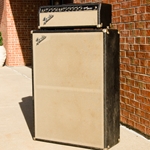 Fender 1966 Bandmaster Head & 2 x 12" Matching Cabinet, Recapped & Retubed, Blackface UFBASSMANHD&CAB