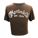 Martin BASIC LOGO TEE Heather Brown M 18CM0135M