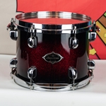 2010  Tama Starclassic Preformer B/B Bubinga Shell 10 x 8" Tom Drum, Red Sparkle Burst ISS21521
