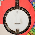 80's Deering Intermediate Model 5 String Resonator Back Banjo ISS21581