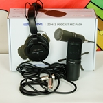 Used Zoom ZDM-1 Podcast Mic & Headphone Pack w/ Box ISS21877