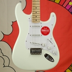 Squier Sonic Stratocaster HT, Maple Fingerboard, White Pickguard, Arctic White 0373252580