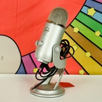 Used Blue Yeti USB Condenser Microphone w/ Cable ISS22246