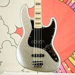 Fender MIKEY WAY Jazz Bass Maple Neck - Silver Sparkle Bass Guitar 0149322317