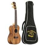 Amahi Snail Koa Concert Ukulele w/ Carry Bag UKC-485