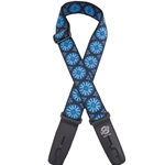 Lock-it Lock-It 2" Jaquard Blue Flowers LIS-303-J10