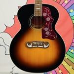 Epiphone J-200 Acoustic Guitar - Aged Vintage Sunburst Gloss
6-string Acoustic-electric with Solid Spruce Top, Maple Back and Sides, 2-piece Maple Neck, and Indian Laurel Fingerboard - Aged Vintage Sunburst Gloss IGMTJ200AVSGH1