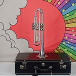 Used Capri by Getzen Bb Trumpet w/ Case - Just Serviced, Silver Plated ISS22857