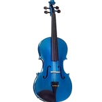 Stentor Harlequin 16" Viola Outfit, case, bow, Blue 1441QBU