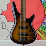 Ibanez Standard SR375E Fretless 5-string Bass Guitar - Brown Burst SR375EFBBT