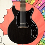 2019 Gibson Les Paul Junior, Matte Black, Gig Bag ISS24075