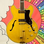 Epiphone Sheraton Semi-Hollow Body Electric Guitar - Natural, Gig Bag EOSHNAGH1