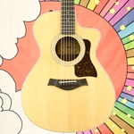 Taylor 212CE 6 String Acoustic/Electric Guitar with Cutaway, Pickup System, & Carry Bag