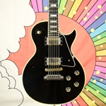1976 Gibson Les Paul Custom Electric Guitar, Case, Ebony ISS24883