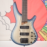 Ibanez SR605E 5-String Bass in Cosmic Blue Starburst Flat, Dealer Special SR605E-CTF