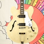 Epiphone Casino Hollowbody Electric Guitar - Natural Finish, Gig Bag EOCANANH1