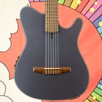 Ibanez FRH10N-IBF, Indigo Blue Flat, Thinbody Classical Acoustic Electric