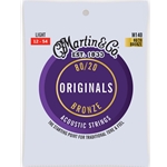 Martin M140 The Originals 80/20 Bronze Acoustic Guitar Strings Light 12-54