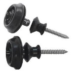 Dunlop Strap Locks Black - Pair 7948