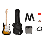 Squier Sonic® Stratocaster® Pack, Maple Fingerboard, 2-Color Sunburst, Gig 0371720003