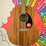 Fender CC-60S All-Mahogany Concert, Walnut Fingerboard, Natural Acoutic Guitar 0970150022