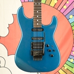 Vintage 80's Charvel Model 3, Blue, Locking Tremolo, Japan ISS27480