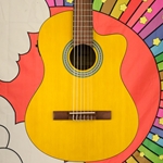 Ibanez GA3ECE Nylon-string Acoustic-Electric Guitar - Open Pore Amber GA3ECEOAM