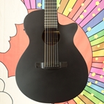 Ibanez AEG721 7-string Acoustic-electric Guitar - Black Out AEG721BOT