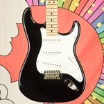 Used 2009 Fender Highway One Stratocaster, Maple Fingerboard, Flat Black, US Made ISS28414