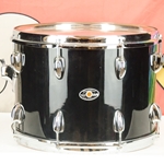 Used 70's Slingerland 14" x 10" tom - Black, 3ply Shell, Niles ISS28397