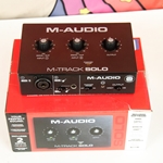 Used M-Audio M-Track Solo Audio Recording Interface w/ box ISS28407