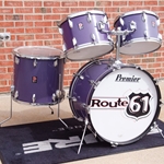 1970's Premier 4 PC Drum Set - Polychromatic Lavender Purple ISS28355