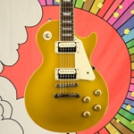 2020 Epiphone Les Paul Standard Gold Top Electric Guitar, Seymour Duncan Slash Pickups ISS28433