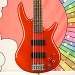 Used Ibanez GSR205 5-String Bass - Roadster Orange ISS28455