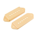 Allparts Pickup cover set for P-90 ® with "ears" (High & Low covers, cream color) PC-0739