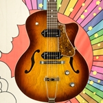 DEMO Godin 5th Avenue CW Kingpin II Cognac Burst P90 050987