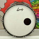 Used 1963 Leedy Shelly Manne 22" Bass Drum, Light Blue Pearl ISS28711