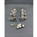 Used Graph Tech 3+3 Ratio Acoustic Open Back Tuners - Nickel with Skeleton Buttons ISS28705