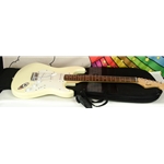 Used Squier Stratocaster Bullet Electric Guitars, White ISS28823