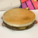 Vintage 30's 40's 50's Ludwig Tambourine with Skin Head ISS28500