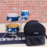 Used Tama Silverstar Cocktail Jam Kit & Carry Bag ISS28815