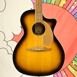 Used Fender NEWPORTER PLAYER, SUNBURST Acoustic Electric Guitar ISS29033