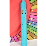 BaFlute F# Medium Low Tone Drone Flute, 432hz Double Chamber Drone Flute, Native American Style Flute, Turquoise DUO362TRQ